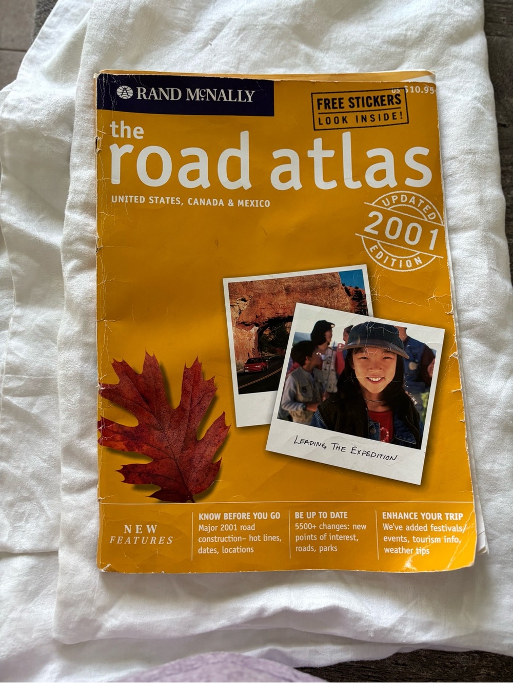 Rand McNally The Road Atlas 2001 Edition - Yellow Cover